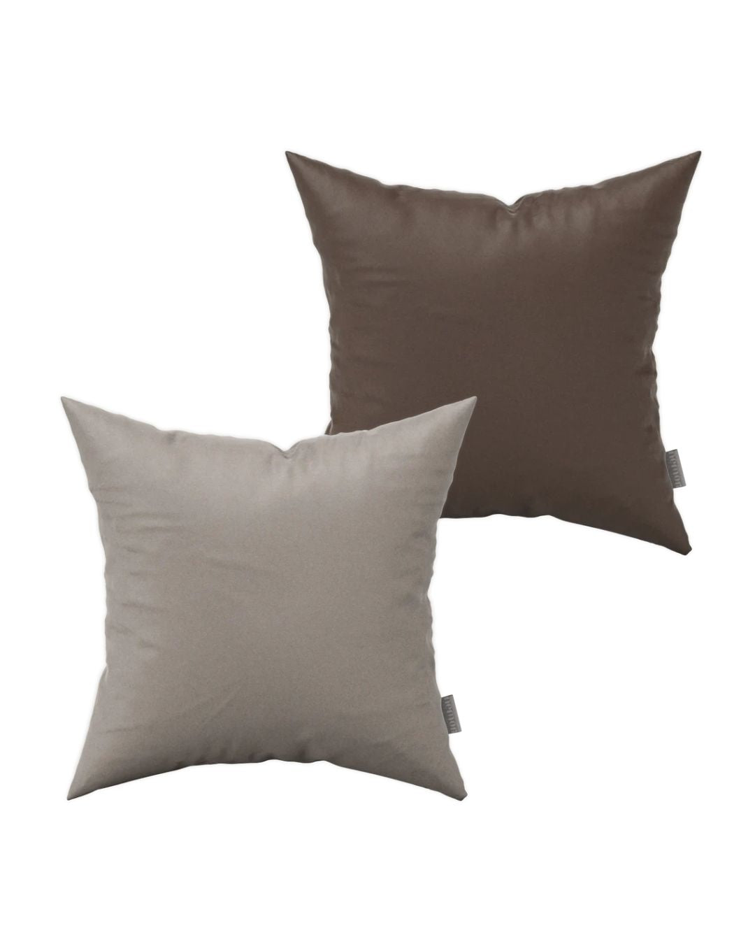 Alpin Beige & Moka - Set di 2 cuscini decorativi