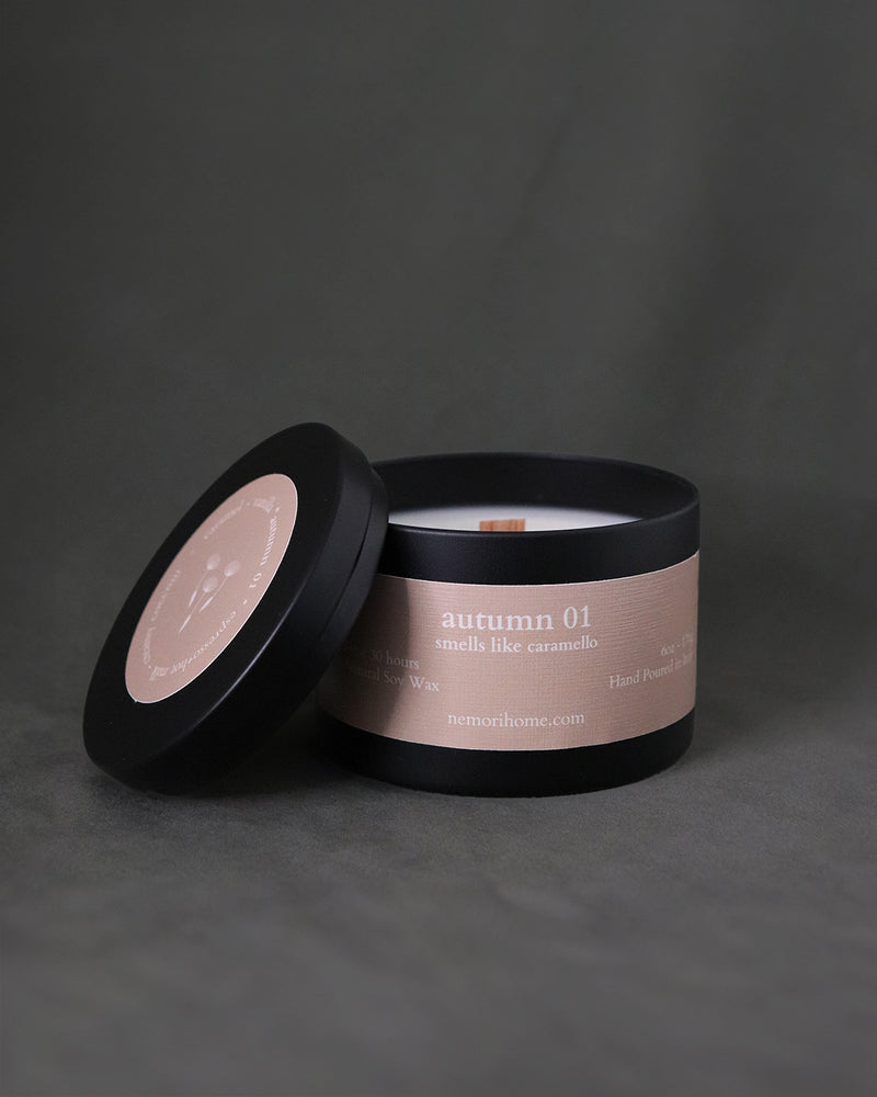 Fall-Winter Scented Candles Tin Set - 4 pieces