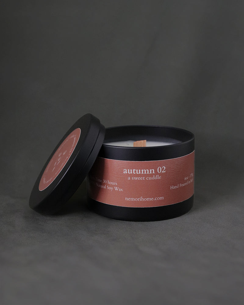 Fall-Winter Scented Candles Tin Set - 4 pieces