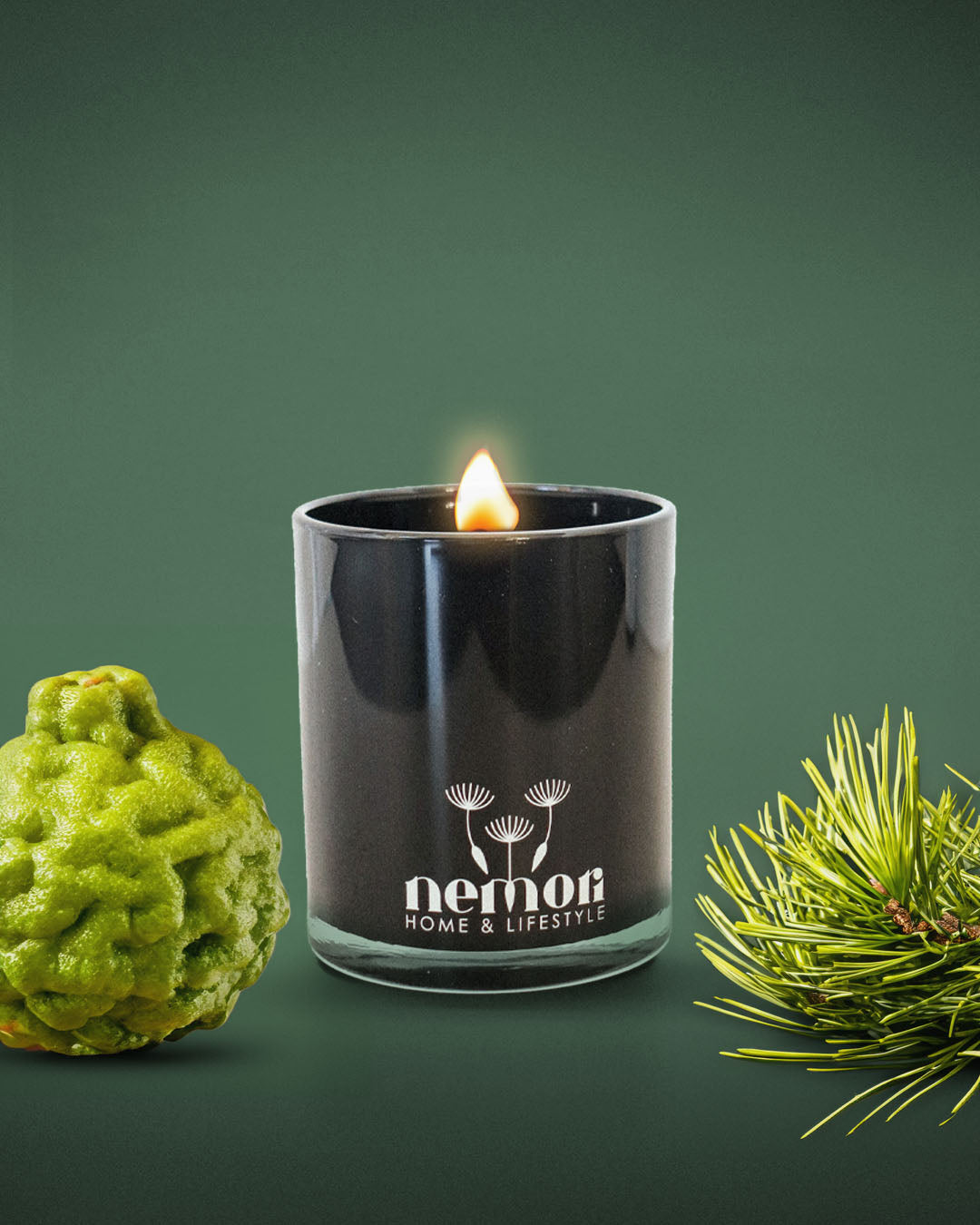 Bergamot & Pine Candela Profumata 225g
