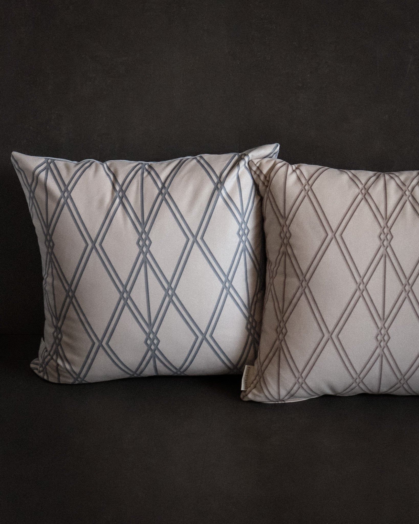 Alpin 03 Silver | Copricuscino decorativo
