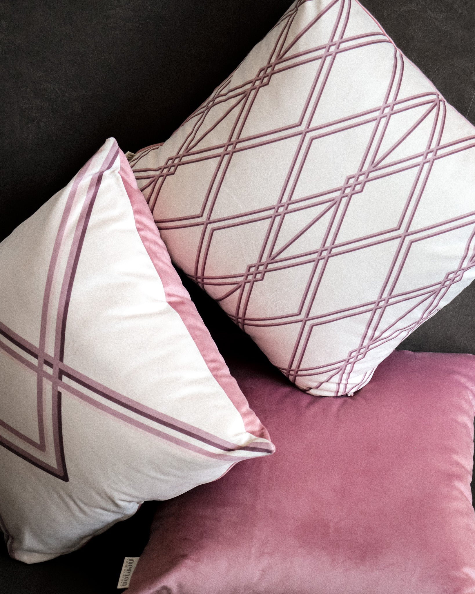 Alpin 03 Pink Pillow Cover