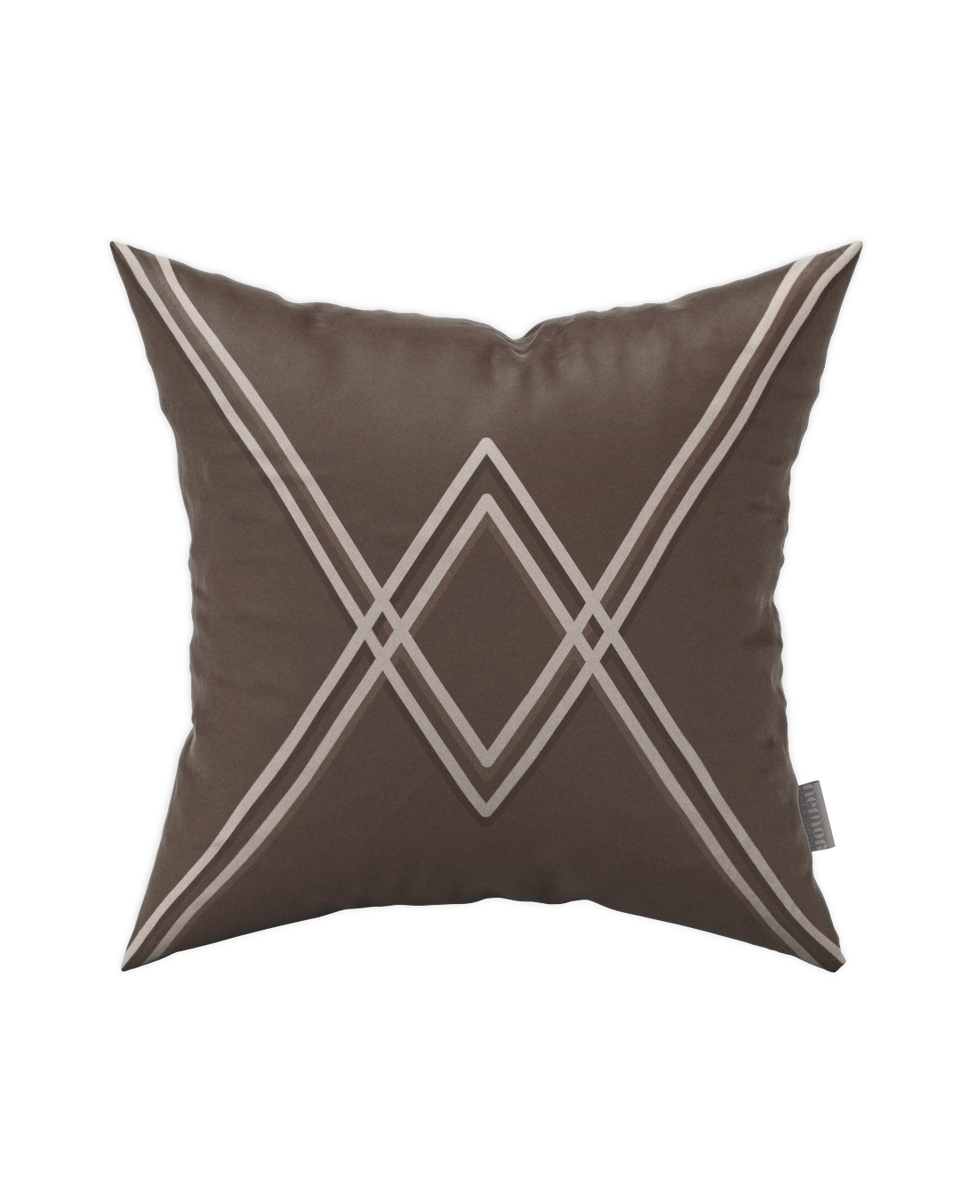 Alpin 02 Moka Pillow Cover