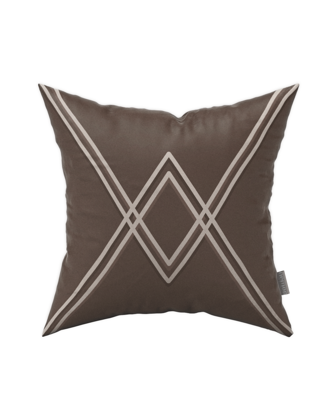 Alpin 02 Moka Pillow Cover