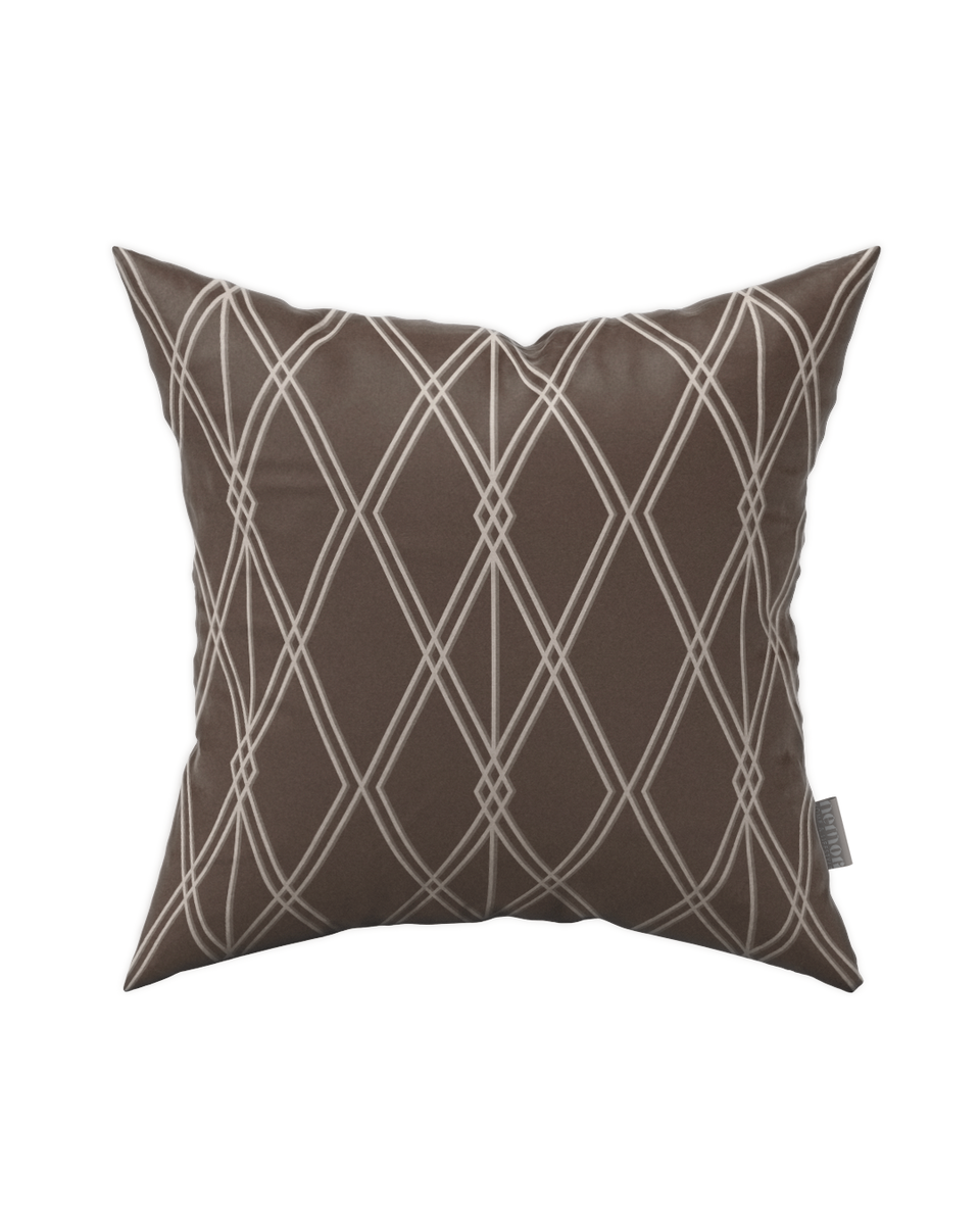 Alpin 03 Moka Pillow Cover
