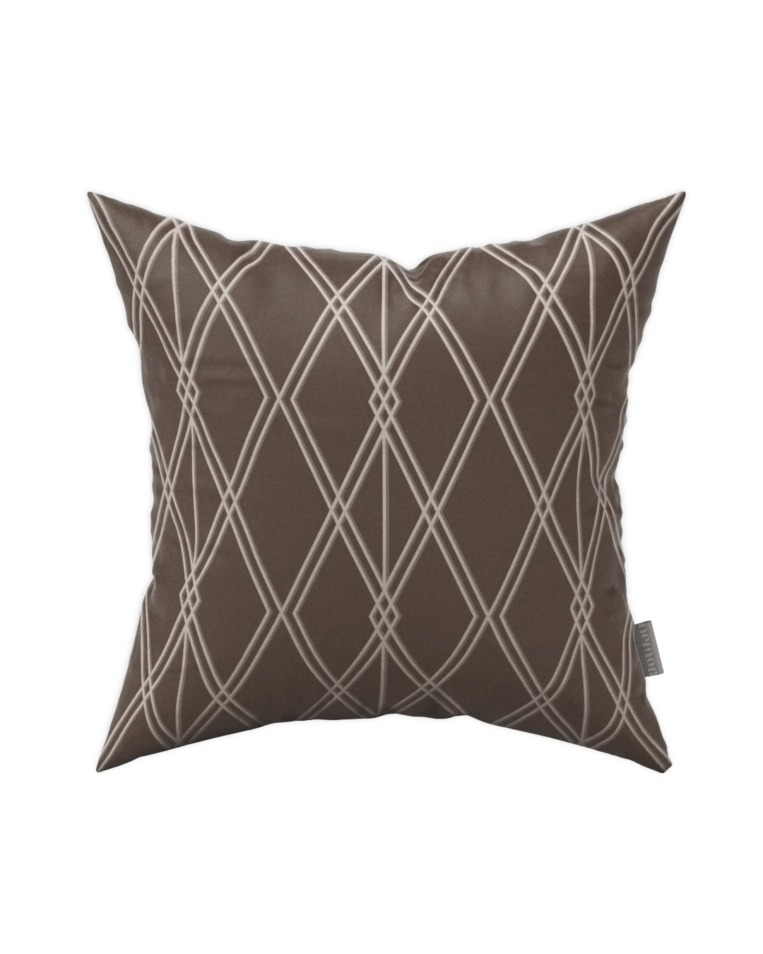 Alpin 03 Moka Pillow Cover