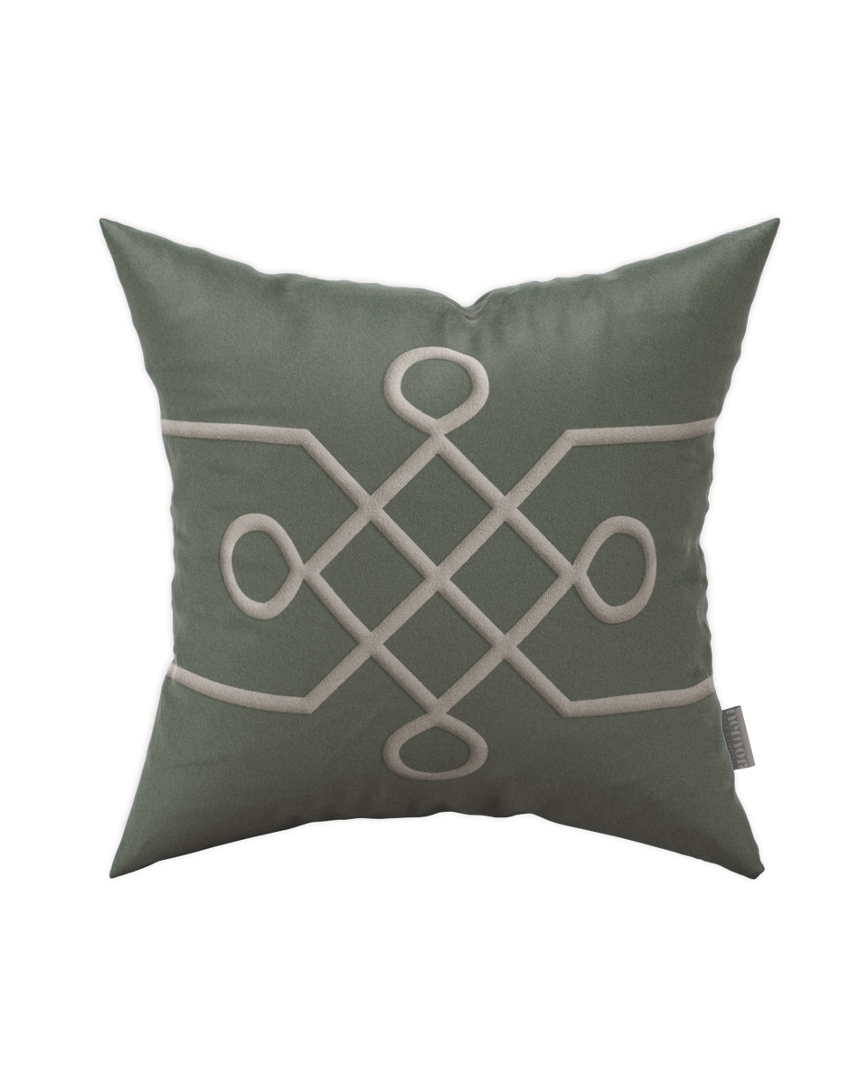 Mizuhiki Teal Pillow Cover