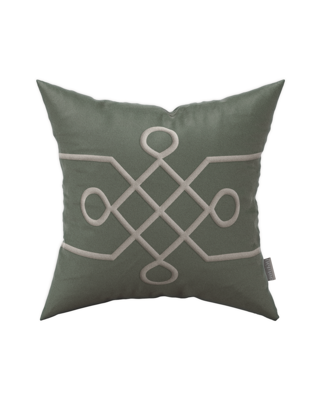 Mizuhiki Teal Pillow Cover Mizuhiki Teal Pillow Cover