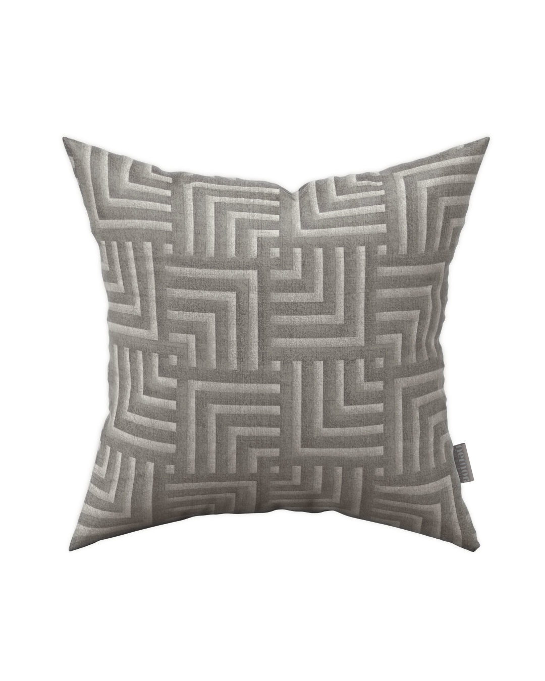 Petra Silver Pillow Cover